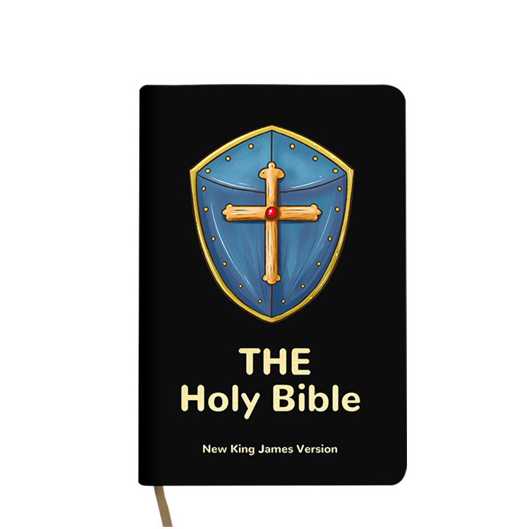 Professional Custom High Quality PU Leather Cover English Christian Bible Book Printing