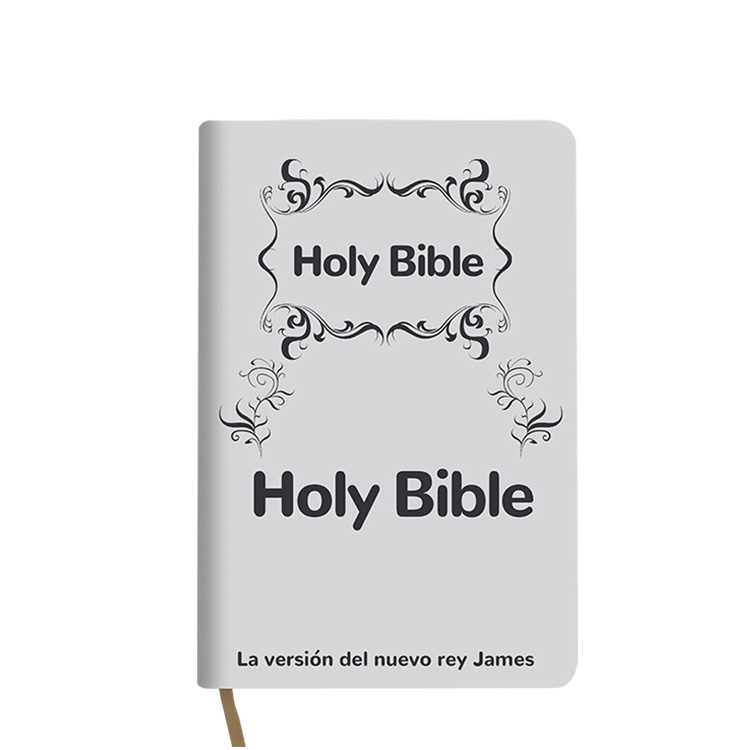 Libro de impresión de la biblia de la versión bíblica de King James de alta calidad premium Cut James