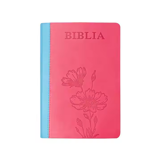 New Design Custom Size PU Leather Print Kjv Holy Bible OEM ODM