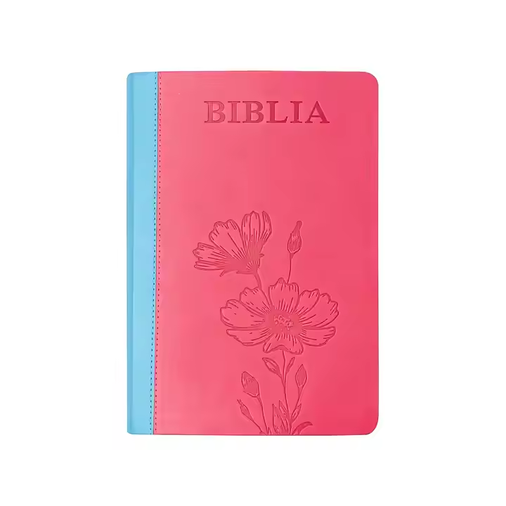 New Design Custom Size PU Leather Print Kjv Holy Bible OEM ODM