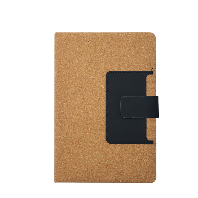 High Quality ODM A5 Wholesale Custom Recyclable Cork Cover Color Printing Journal 