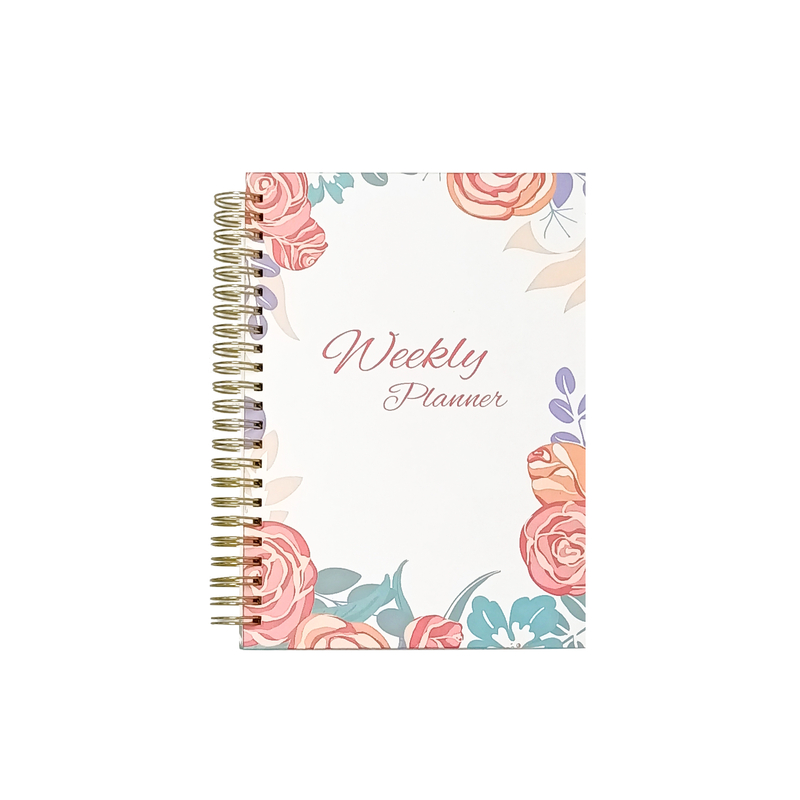 Customized Wholesale School Supplies A5 Journal Diary Agenda Hardcover Spiral Notebook Printing