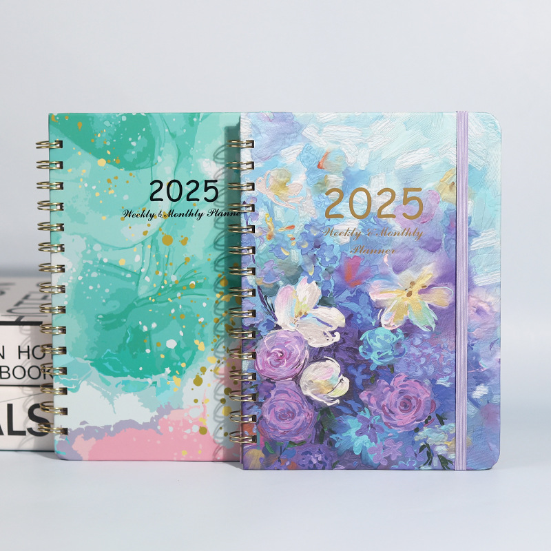 Custom Logo Colorful ODM Cover Cartoon Leather Spiral Notebook Cover Factory