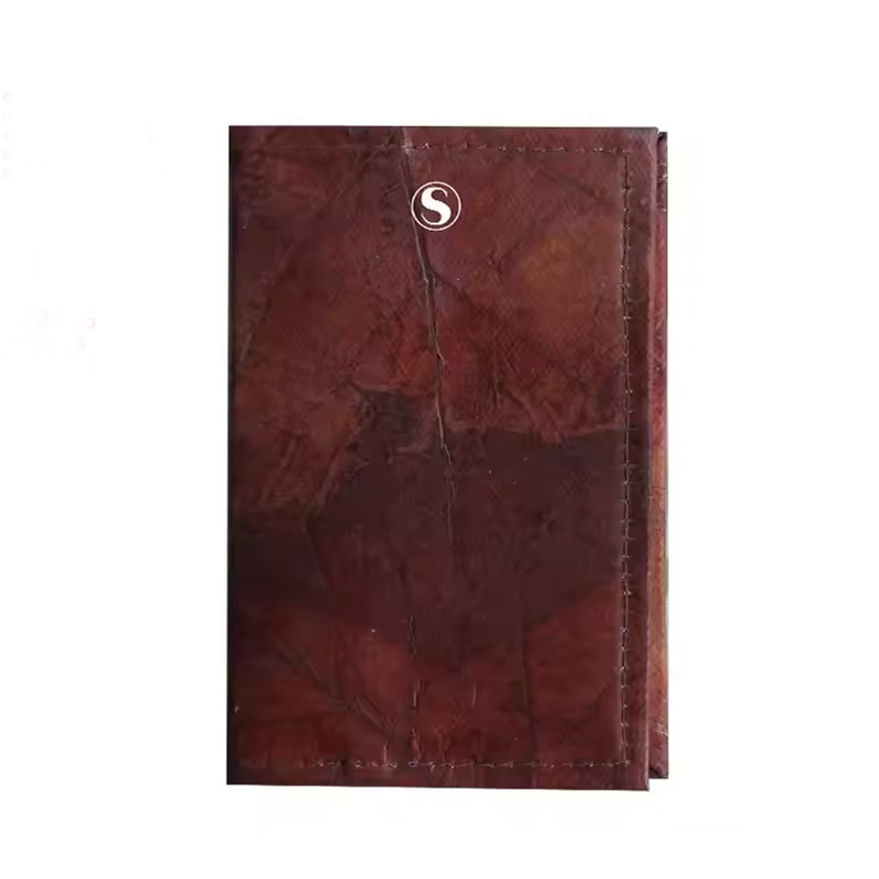 Personalized Custom Logo Leather Journal Planner Floral Leather Journal Notebook for Gift