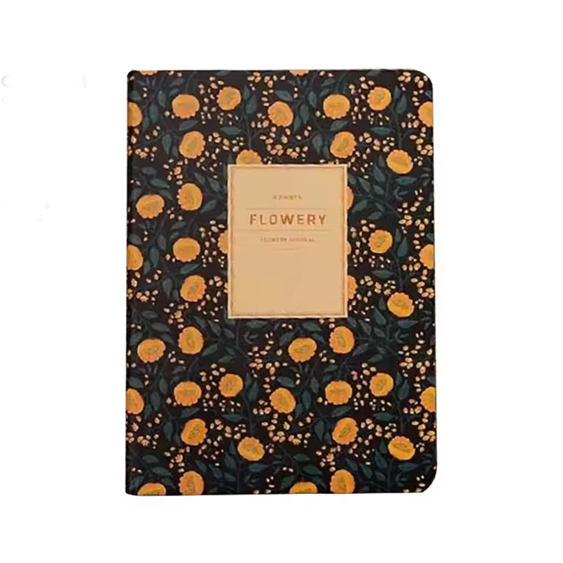ODM Factory New Design Different Color Hardcover Custom Faux Pu Leather Notebook