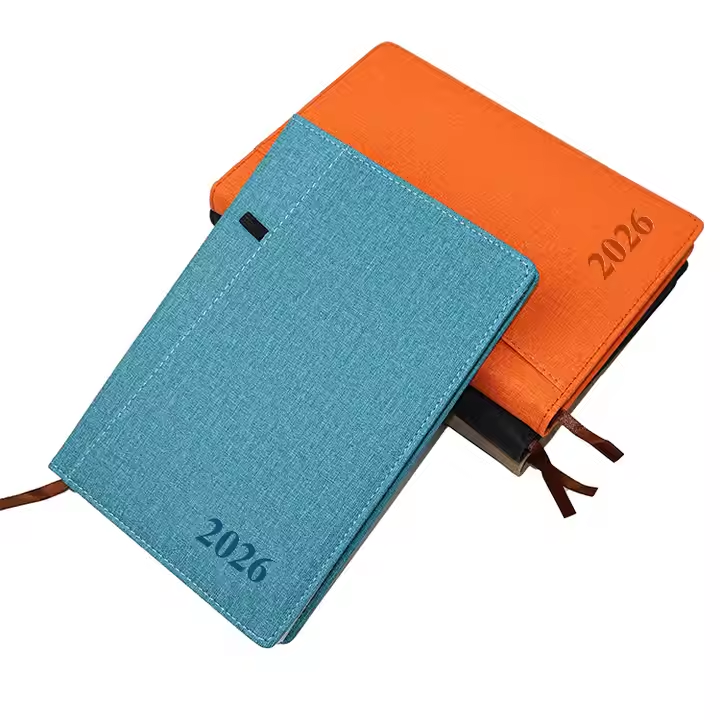 OEM Wholesale Bulk Business Custom Pu Leather Diary Journal Notebook