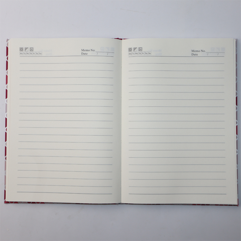 Custom Logo Notebook RTS Linen Hardcover Fabric A5 Size Sewing Binding Cute Journal