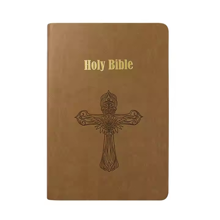 Custom Gold Stamping PU Leather Cover Christian Mini Bible Nkjv Manufacturer