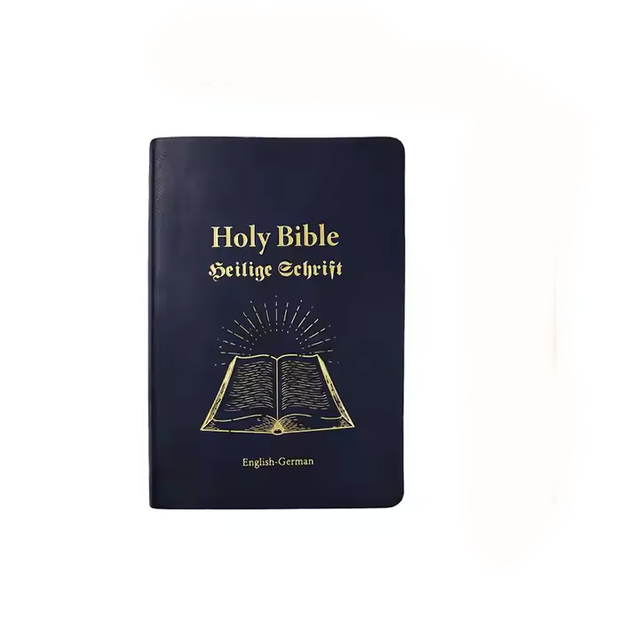 Custom Pattern Different Size Sewing Binding Hot Stamping Holy Bible Factory