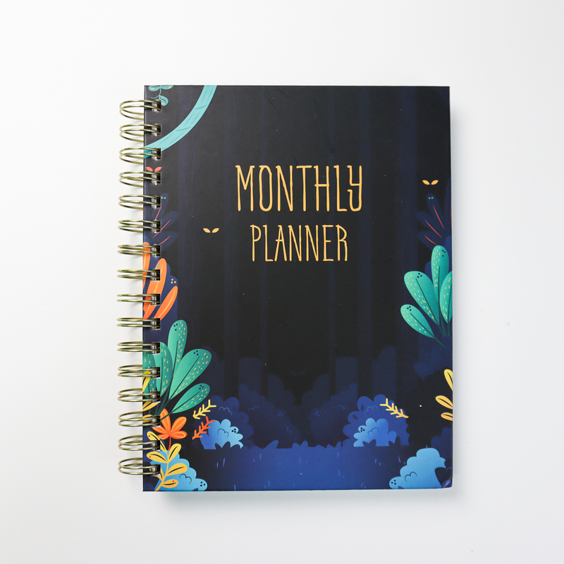 Wholesale Cheap Colorful Dotted Hard Cover Large Spiral Notebook Calendar Custom