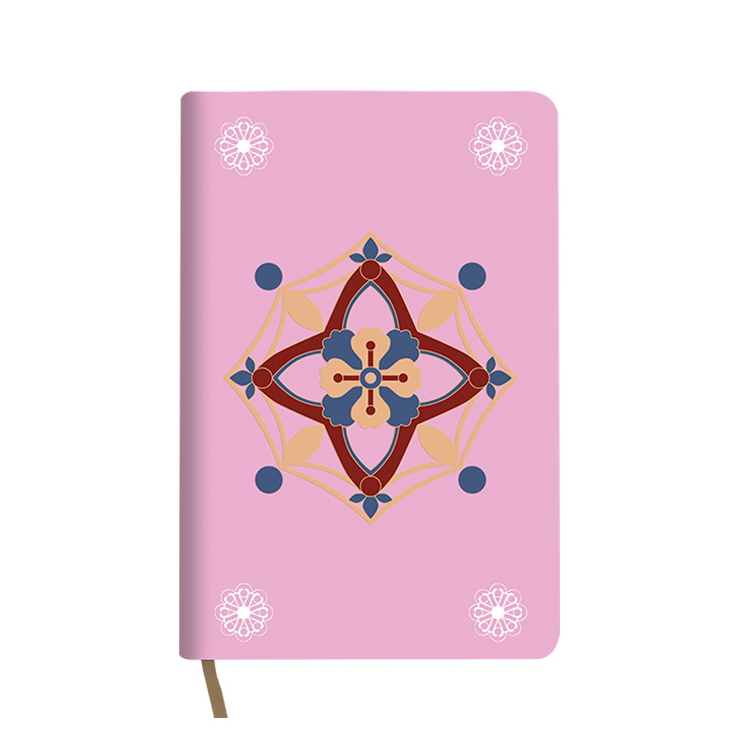 A5 Size Russian Butterfly Binding Four-Color Printing Genuine PU Leather Bibel Bible Book