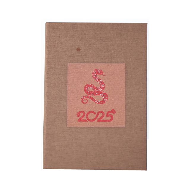 Hot Selling Fabric Cover Agenda Notebook Advanced Fabric Embroidery Notebook New Linen Fabric Notebook