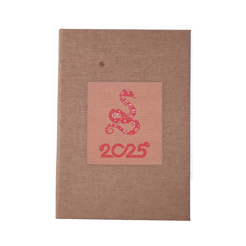 Hot Selling Fabric Cover Agenda Notebook Advanced Fabric Embroidery Notebook New Linen Fabric Notebook