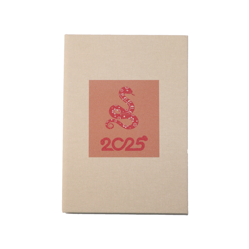 Hot Selling Fabric Cover Agenda Notebook Advanced Fabric Embroidery Notebook New Linen Fabric Notebook