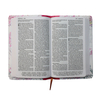 Customizable Design New International Versions Standard Size Blue Cross Holly Bible Pu Bible Cover by Hand