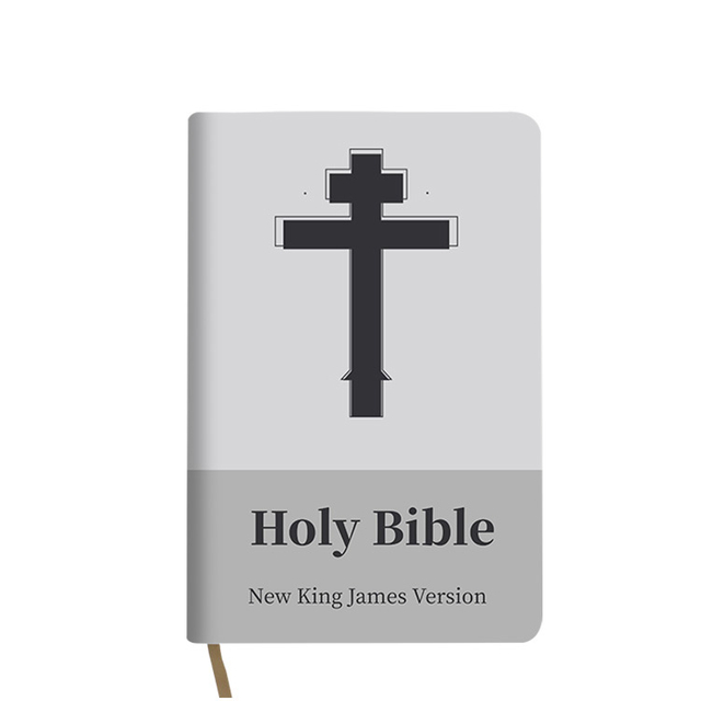 Customized Design Hardcover Hot Stamping PU Cover High Quality Holy Bible