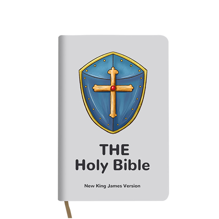 Professional Custom High Quality PU Leather Cover English Christian Bible Book Printing