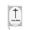 New Custom White Cover KJV Holy Bible Paper Book Printing in English Services