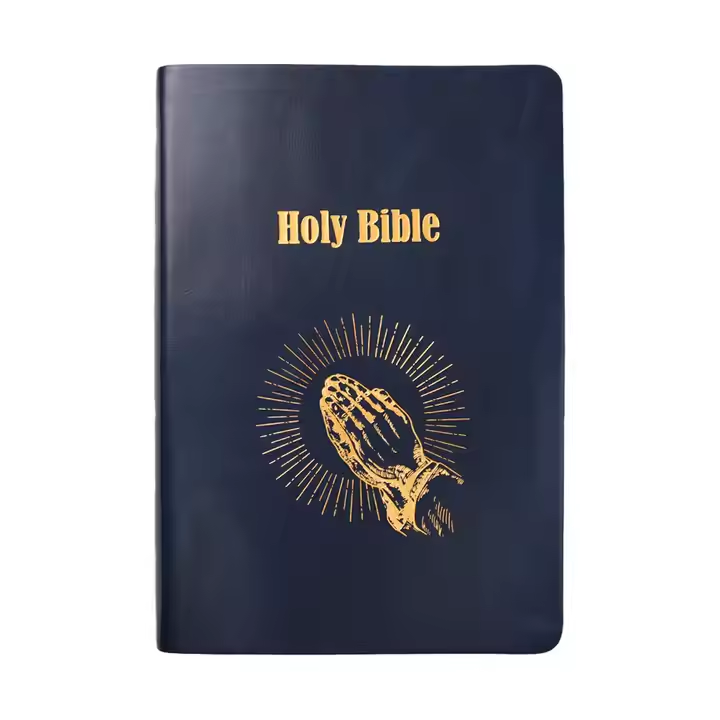 Custom Pattern Different Size Sewing Binding Hot Stamping Holy Bible Factory