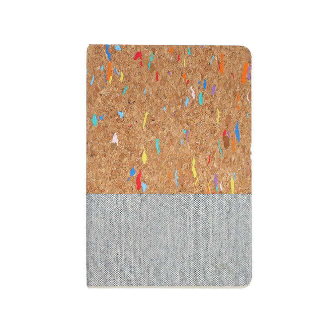 Practical A5 Cork Cover Notebook Custom Logo Cork Notebook Printing And Binding