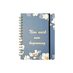 Supplier Custom Logo Hardcover Agenda Calendar A4 spiral Notebook Bulk