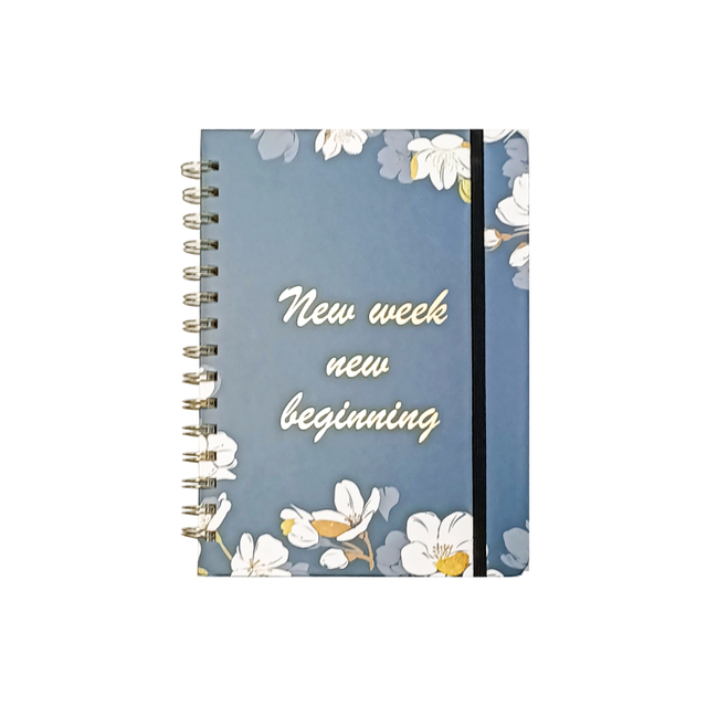 Supplier Custom Logo Hardcover Agenda Calendar A4 spiral Notebook Bulk