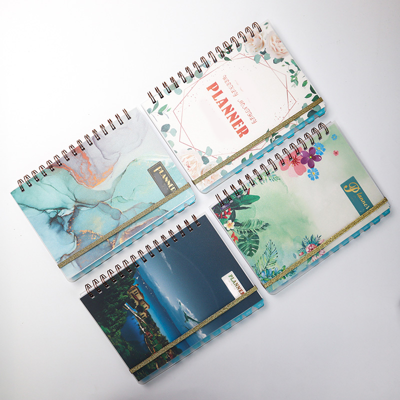 Hard Cover Schedule Planner Custom Notebooks A5 Large Spiral Notebook Manufacturers