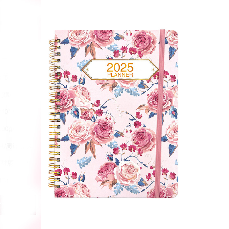 Factory Wholesale Solid Color Pvc Plastic Cover Spiral Notebook for School Supplier