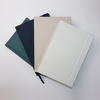 Wholesale Pure Color Fluffy Notebook Linen Hardcover Supplier A5 for Diary Gift