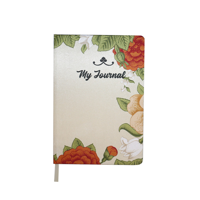 Personalized Printed Engraved Logo Environmentally Friendly Lined Notebook Journal in Silk