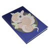 Custom Design Cute Cloth A5 Notebook Embroidered Lined Planner Custom Printing Diary Notebook