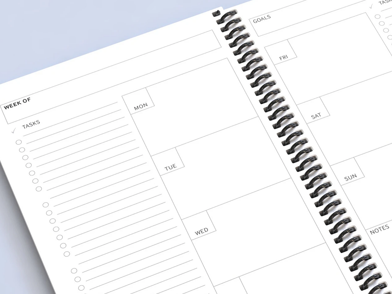 Common Layout And Design Of Notebook Inner Page Printing