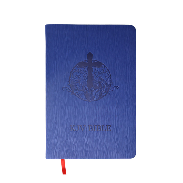 Profesional Manufacturer Embossing 1960s PU Leather Wholesale King James Version Holy Bible