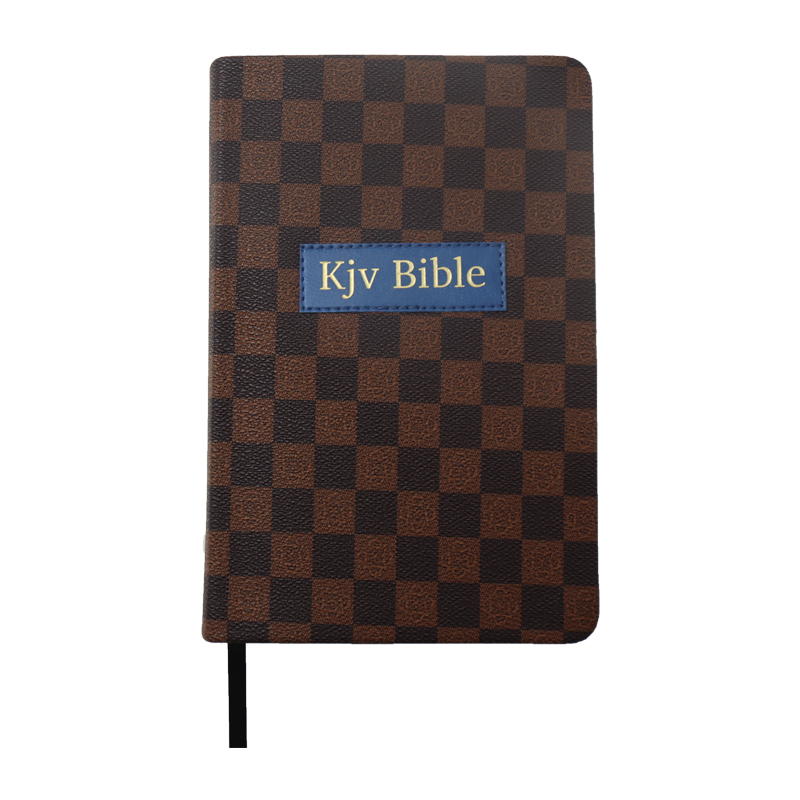 New Design Personal Custom Logo Different Color Paper Pu Bible Book Printing Service