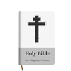 Patrón bordado de alta calidad KJV Saint Bible Book Impresión