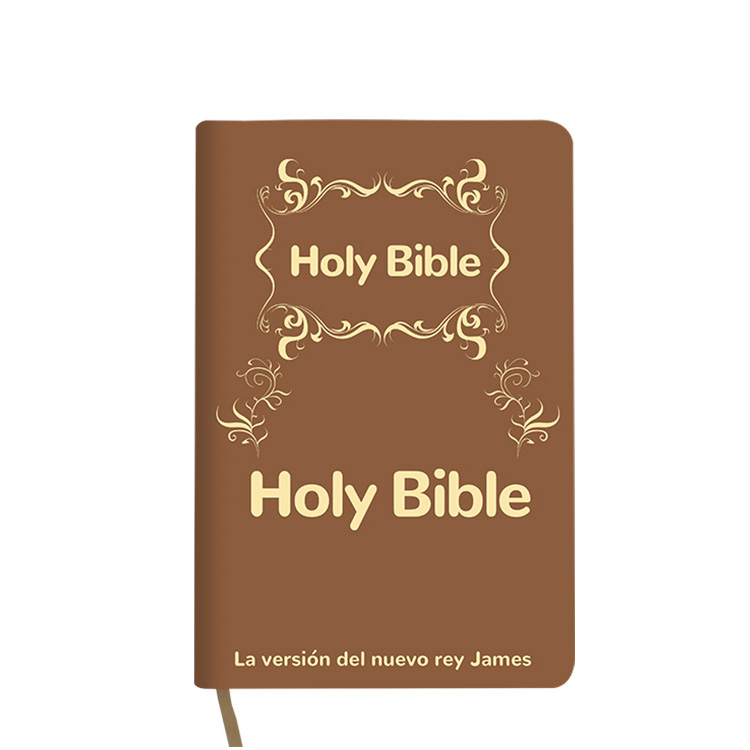 Libro de impresión de la biblia de la versión bíblica de King James de alta calidad premium Cut James