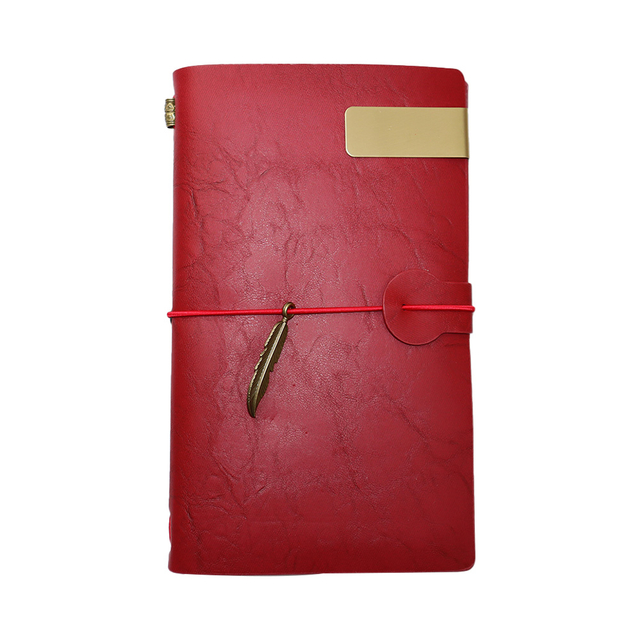 Luxury Pu Leather Cover Loose Pu Leather Notebook A5 Planner Journal Custom Logo Cover