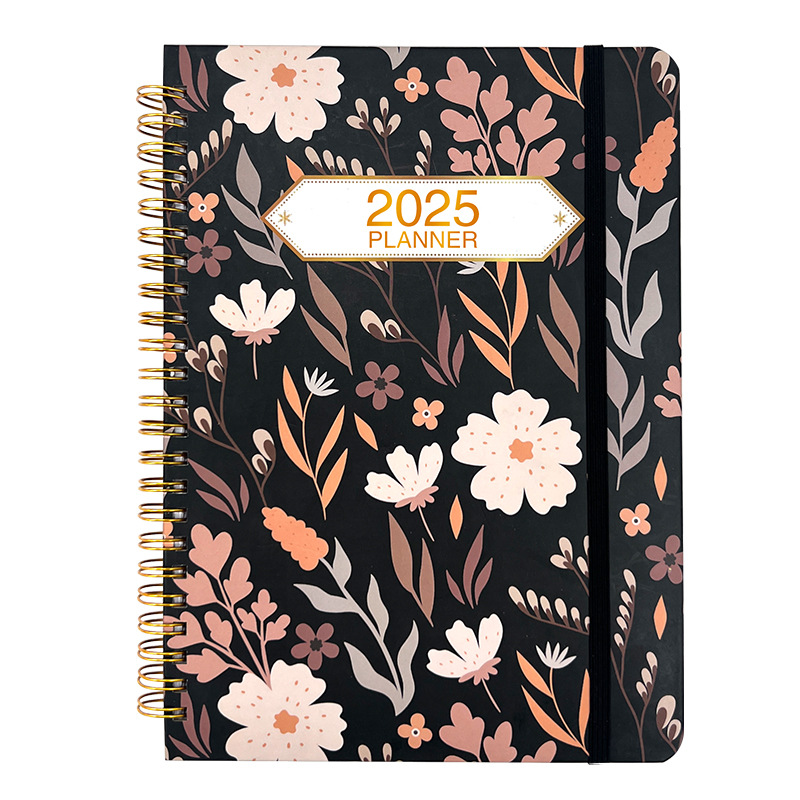 Factory Wholesale Solid Color Pvc Plastic Cover Spiral Notebook for School Supplier