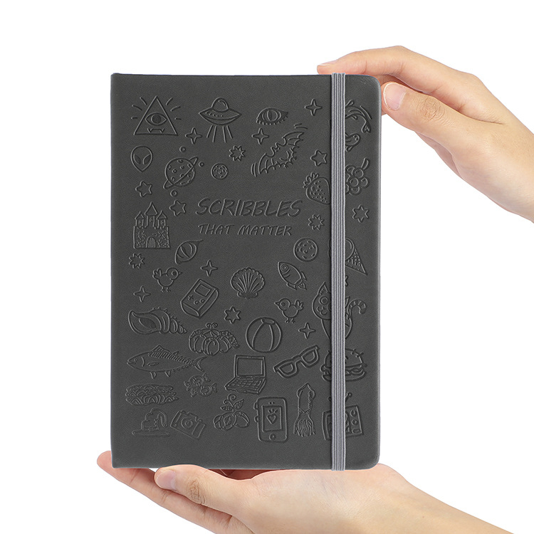 Wholesale A5 Printed PU Leather Agenda Planner Custom PU Notebooks Printing And Binding Near Me