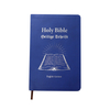 New Styles Custom Four Color Printing Cover Soft Pu Leather Reina Valera 1960 Bible Book Printing