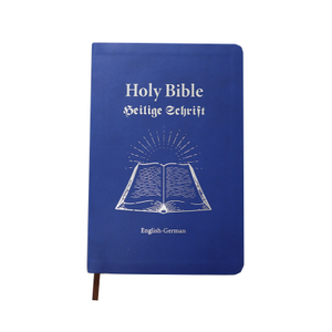 New Styles Custom Four Color Printing Cover Soft Pu Leather Reina Valera 1960 Bible Book Printing