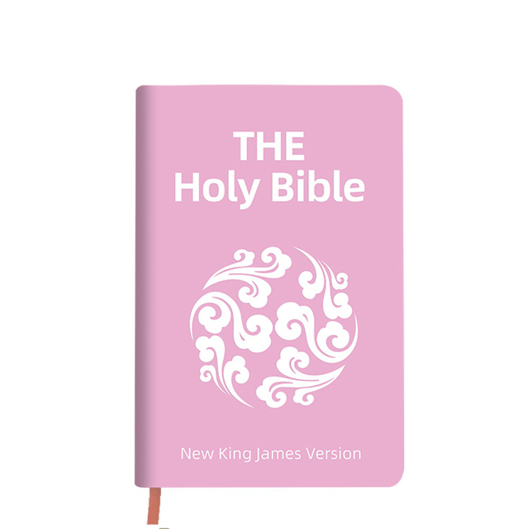 Custom Design Holy Bible Leather Cover English Kjv Cute Bible Esv Manufacturer