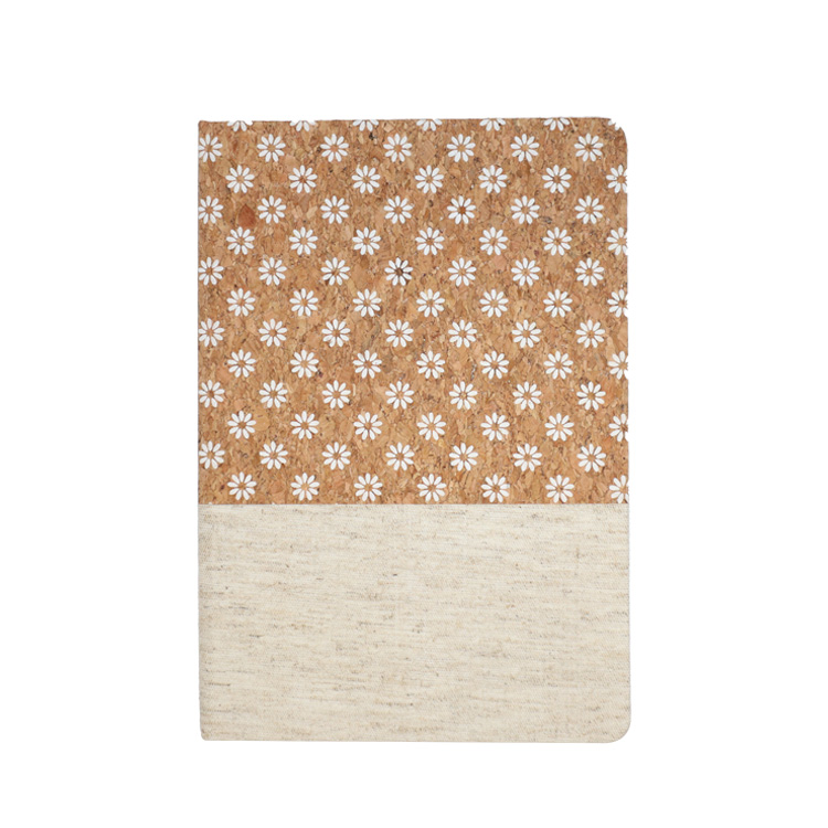 ODM New Trendy A5 Wholesale Custom Journal Printing inside Cork Notebook