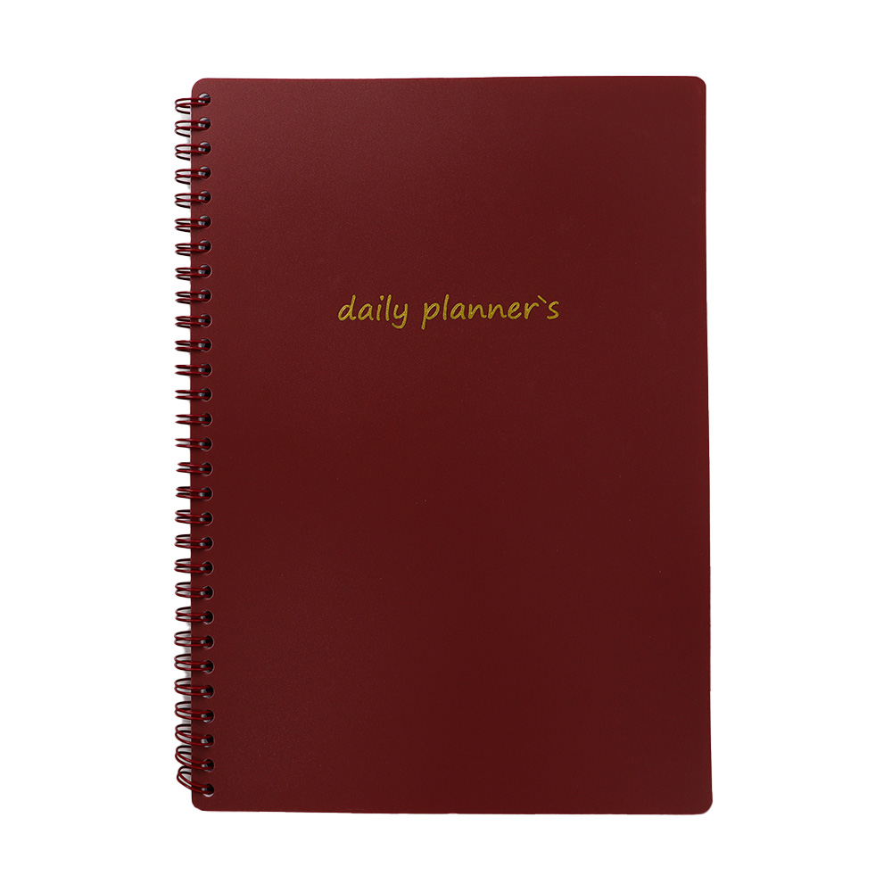 Factory Colorful Hard Cover Custom Blank Spiral Notebook Diary Planner