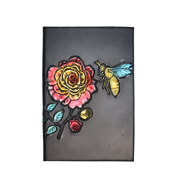 Custom Hardcover ODM 3D Notebook Vintage Diary Maker 