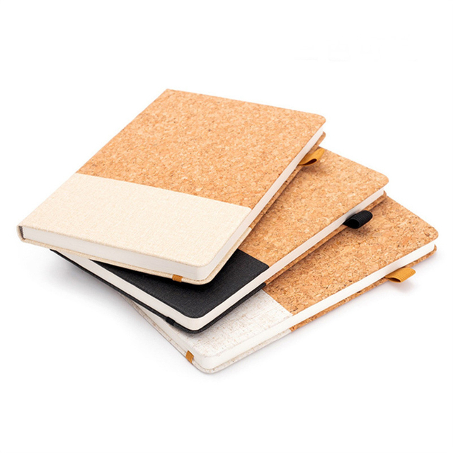 Factory Wholesale All Size Customized Logo Handmade Vegan Pu Leather Cover Notebook Printing Services