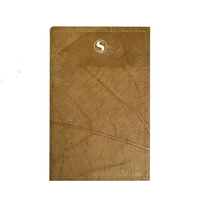 Personalized Custom Logo Leather Journal Planner Floral Leather Journal Notebook for Gift