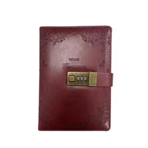 Wholesale Custom Notebook Printing Personalized Printed Pu Leather Notebooks