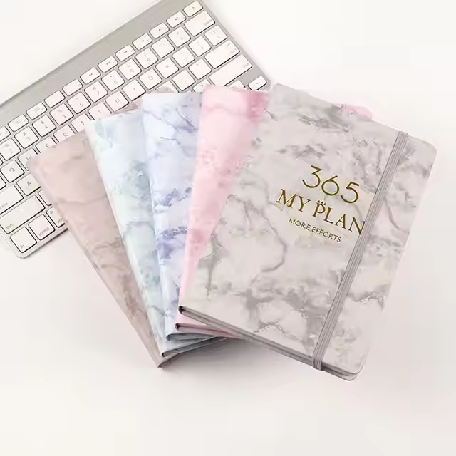 Wholesale New Design Fashion A5 Size PU Leather A6 Notebook Printing