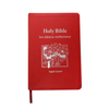 New Styles Custom Four Color Printing Cover Soft Pu Leather Reina Valera 1960 Bible Book Printing